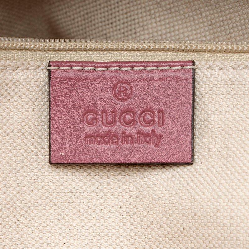 Gucci GG Canvas Sukey Top Handle Medium Satchel (SHF-20045)