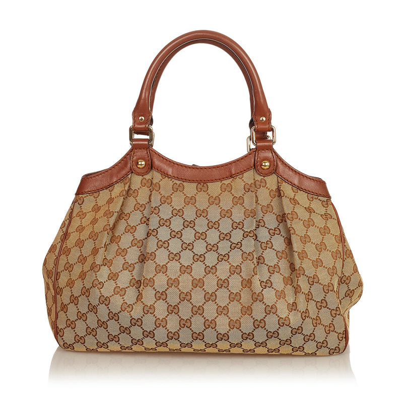 Gucci GG Canvas Sukey Tote Bag (SHG-26345)