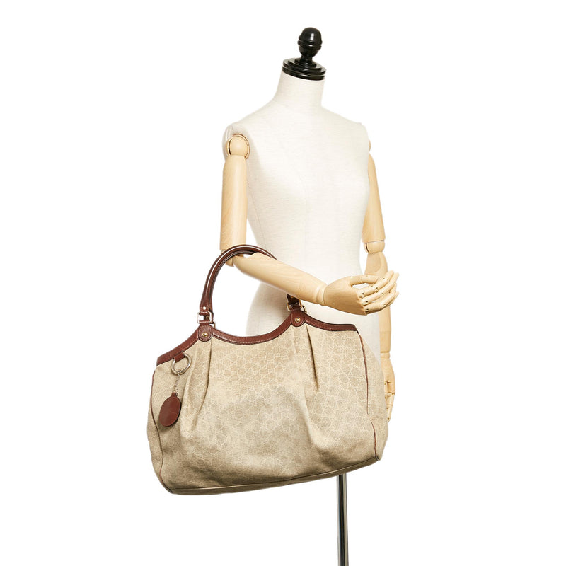 Gucci GG Canvas Sukey Tote Bag (SHG-27004)