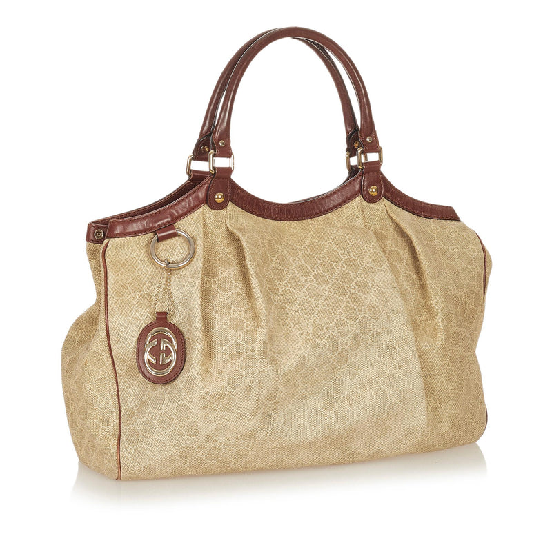 Gucci GG Canvas Sukey Tote Bag (SHG-27004)