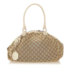Gucci GG Canvas Sukey Tote Bag (SHG-32157)