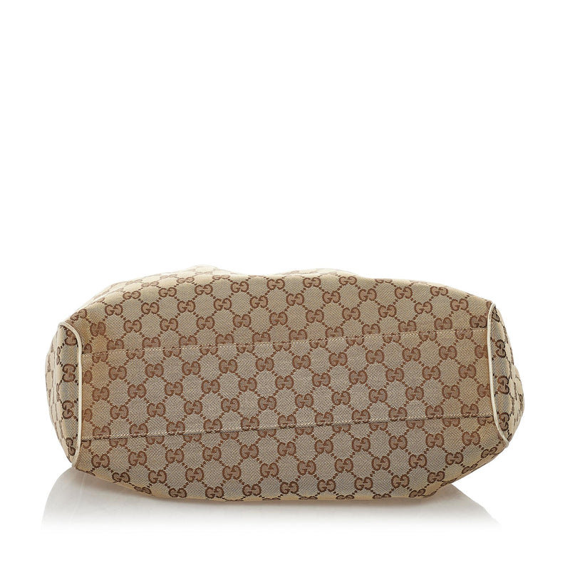 Gucci GG Canvas Sukey Tote Bag (SHG-32722)