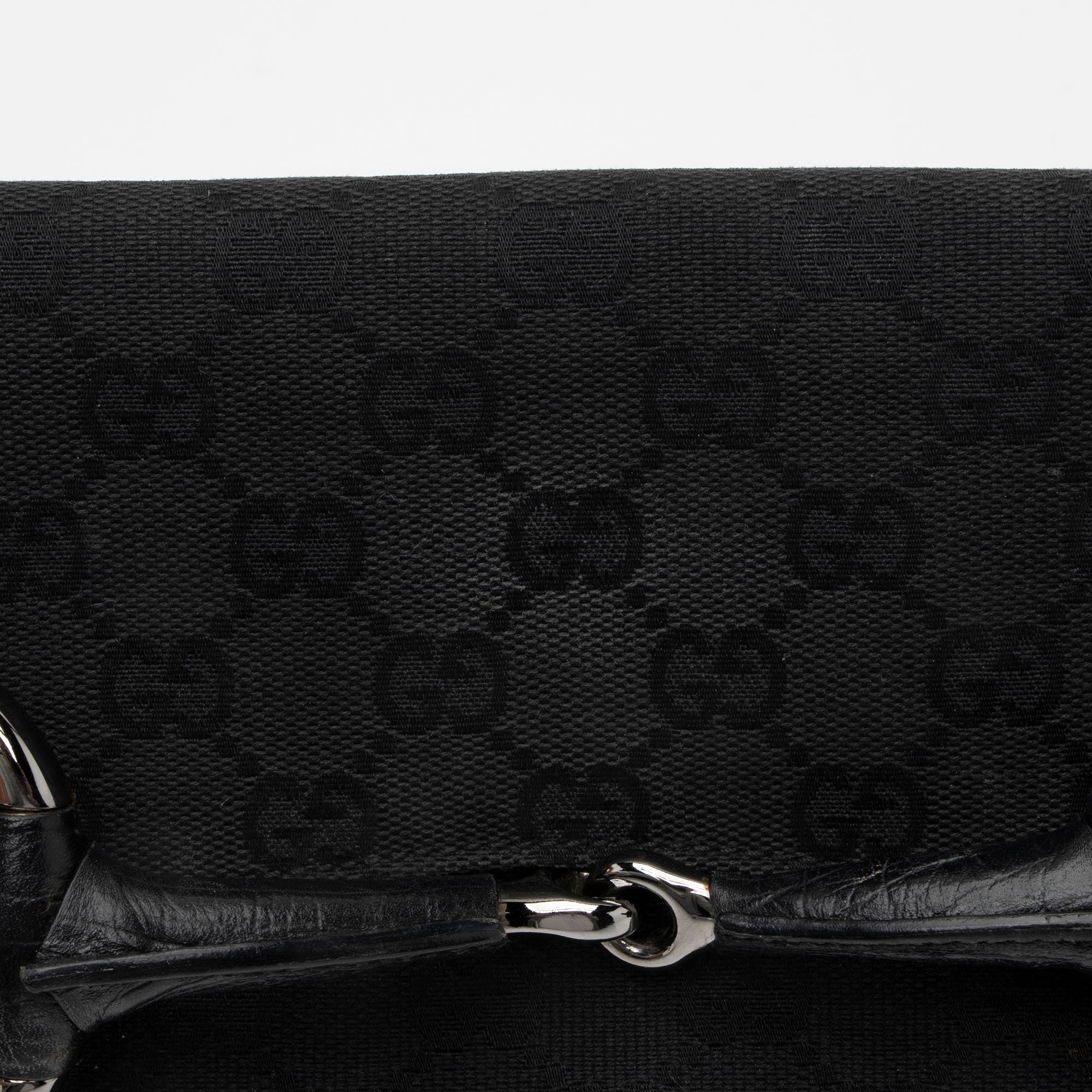 Gucci GG Canvas Tom Ford Horsebit Clutch (SHF-23391)