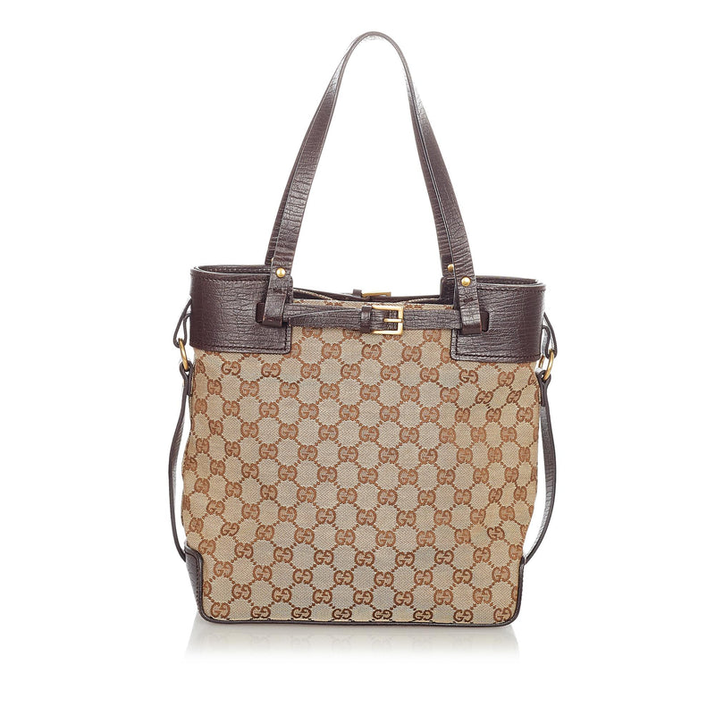 Gucci GG Canvas Tote Bag (SHG-23494)
