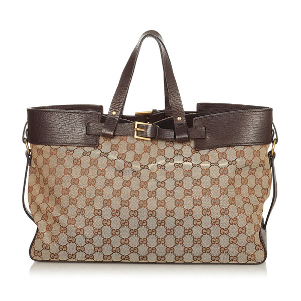 Gucci GG Canvas Tote Bag (SHG-26331)