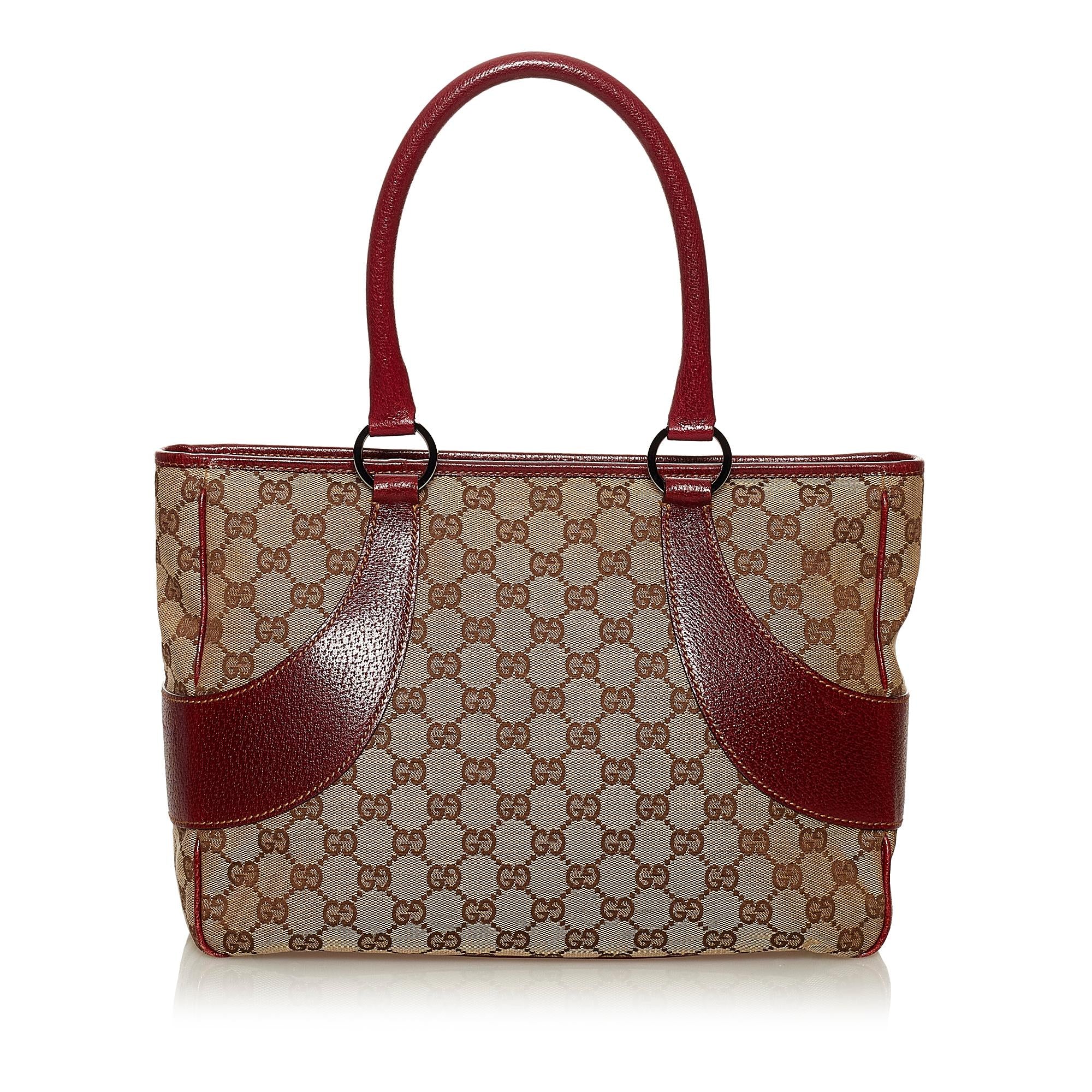 Gucci GG Canvas Tote Bag (SHG-29632)