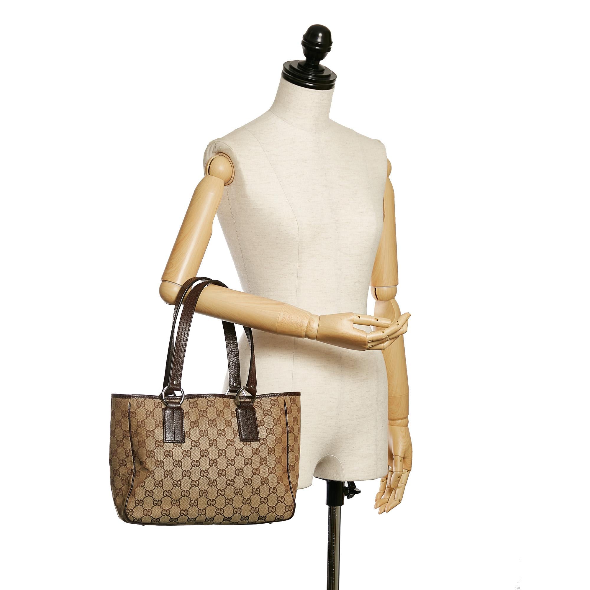 Gucci GG Canvas Tote Bag (SHG-31490)