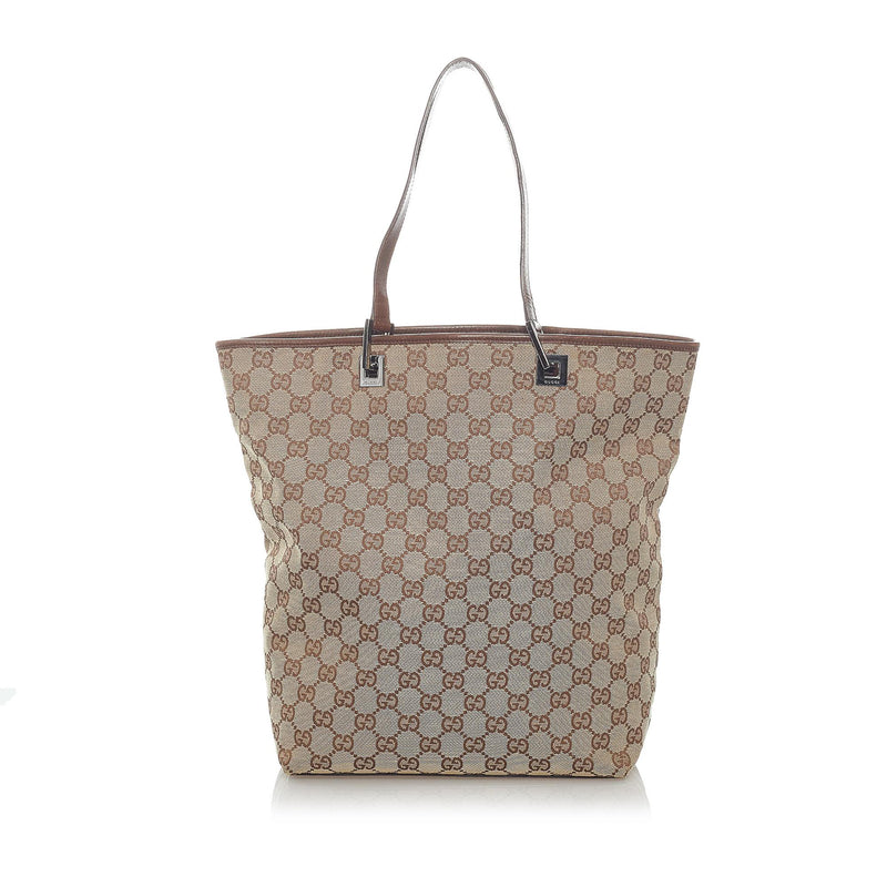 Gucci GG Canvas Tote Bag (SHG-32077)