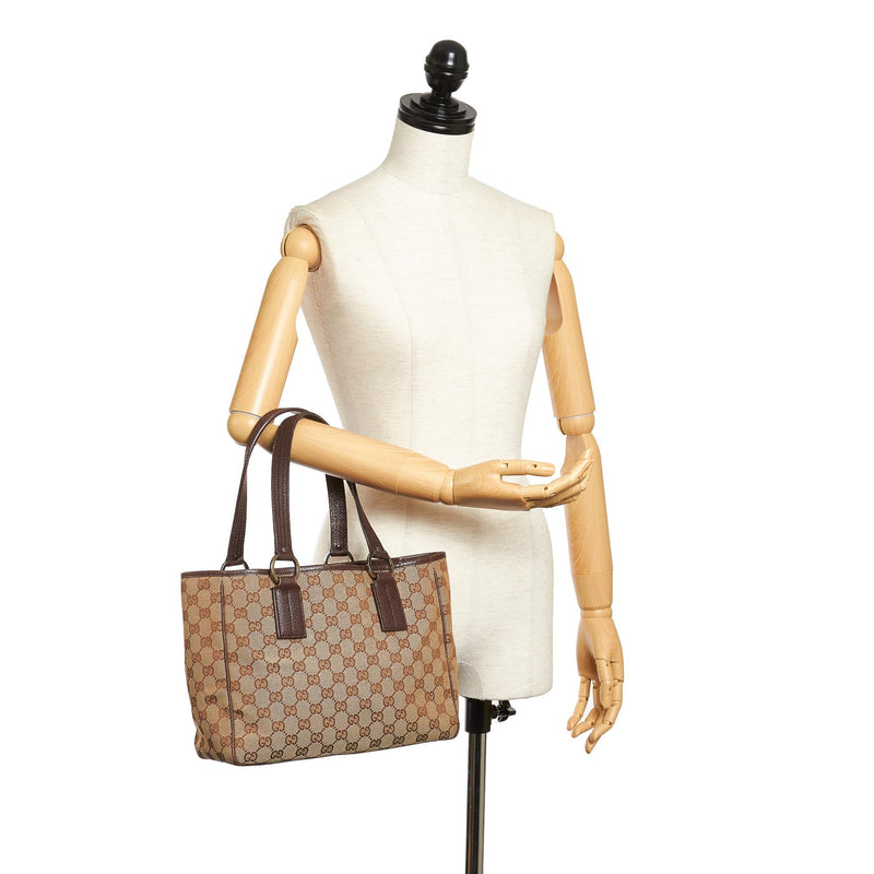 Gucci GG Canvas Tote Bag (SHG-32486)