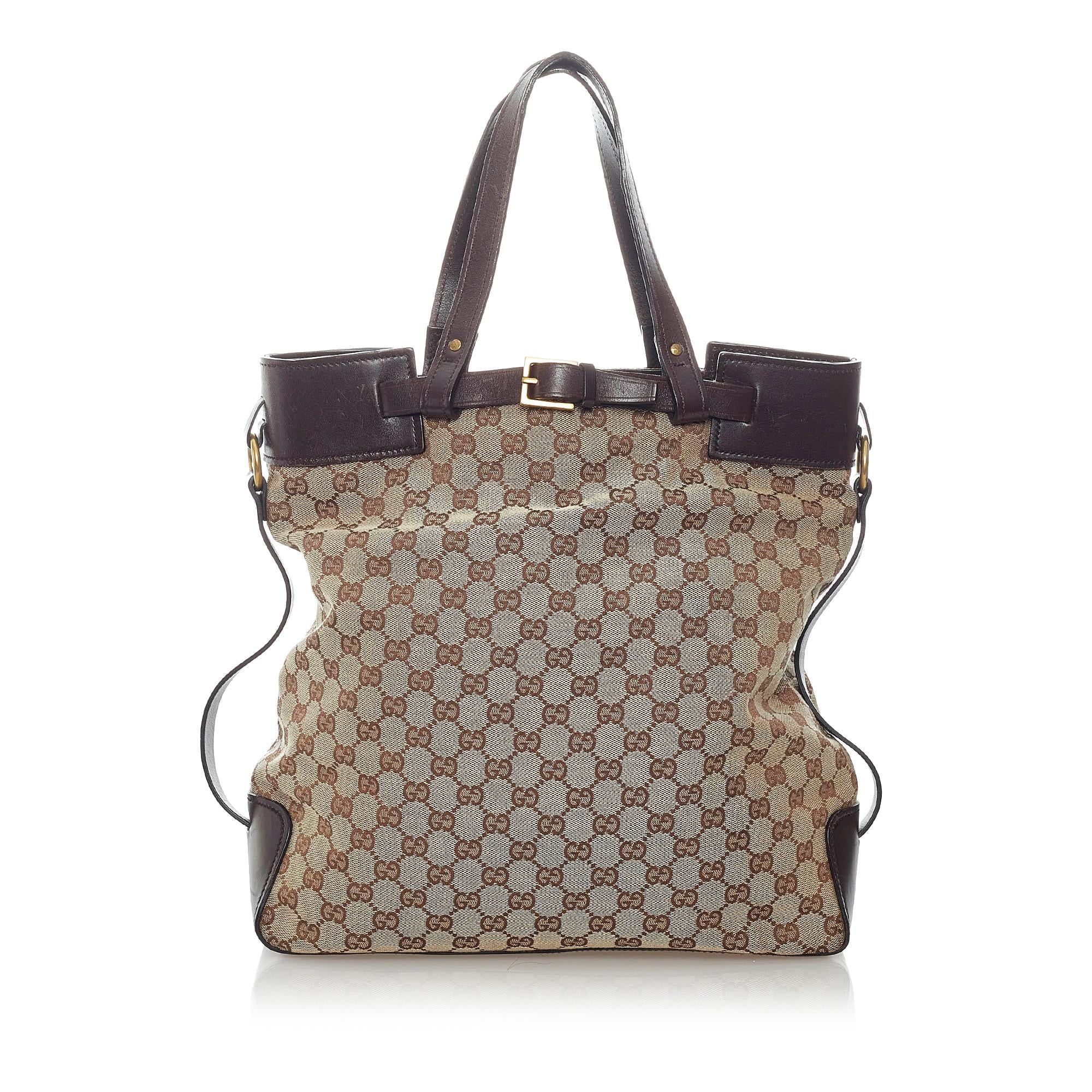 Gucci GG Canvas Tote Bag (SHG-32688)