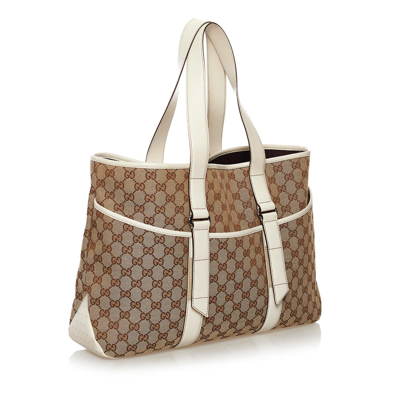 Gucci GG Canvas Tote Bag (SHG-32841)