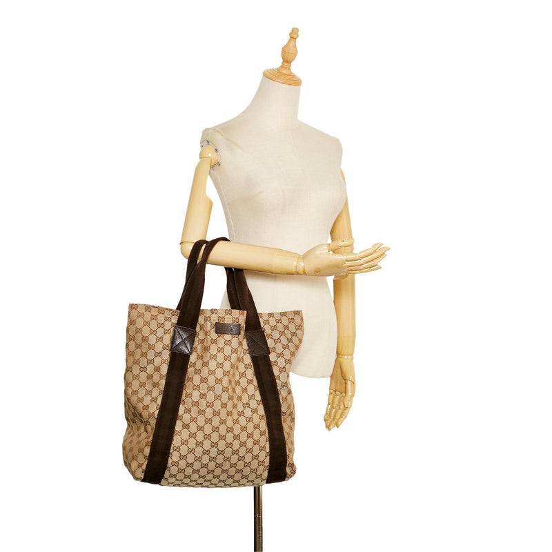 Gucci GG Canvas Tote Bag (SHG-35965)