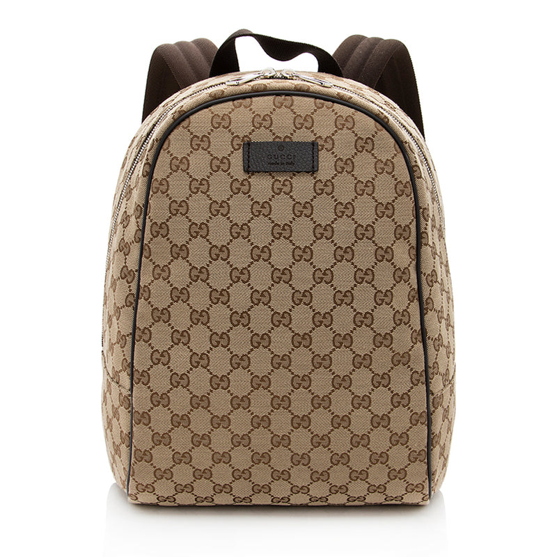 NEW GUCCI Original GG Canvas Travel Backpack