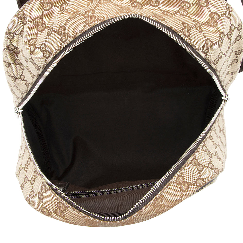 Gucci GG Canvas Travel Backpack (SHF-19306)
