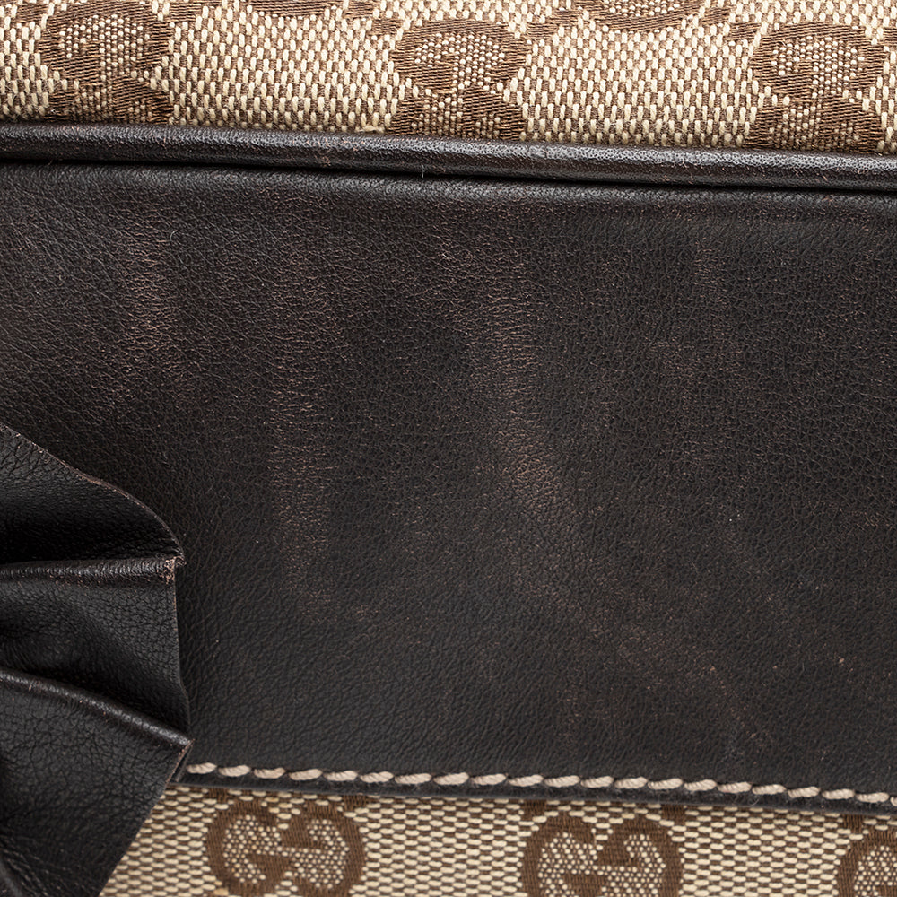 Gucci GG Canvas Trophy Boston Bag (SHF-20556)