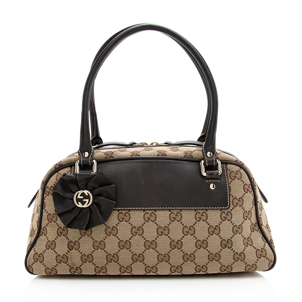 Gucci GG Canvas Trophy Boston Bag (SHF-20556)
