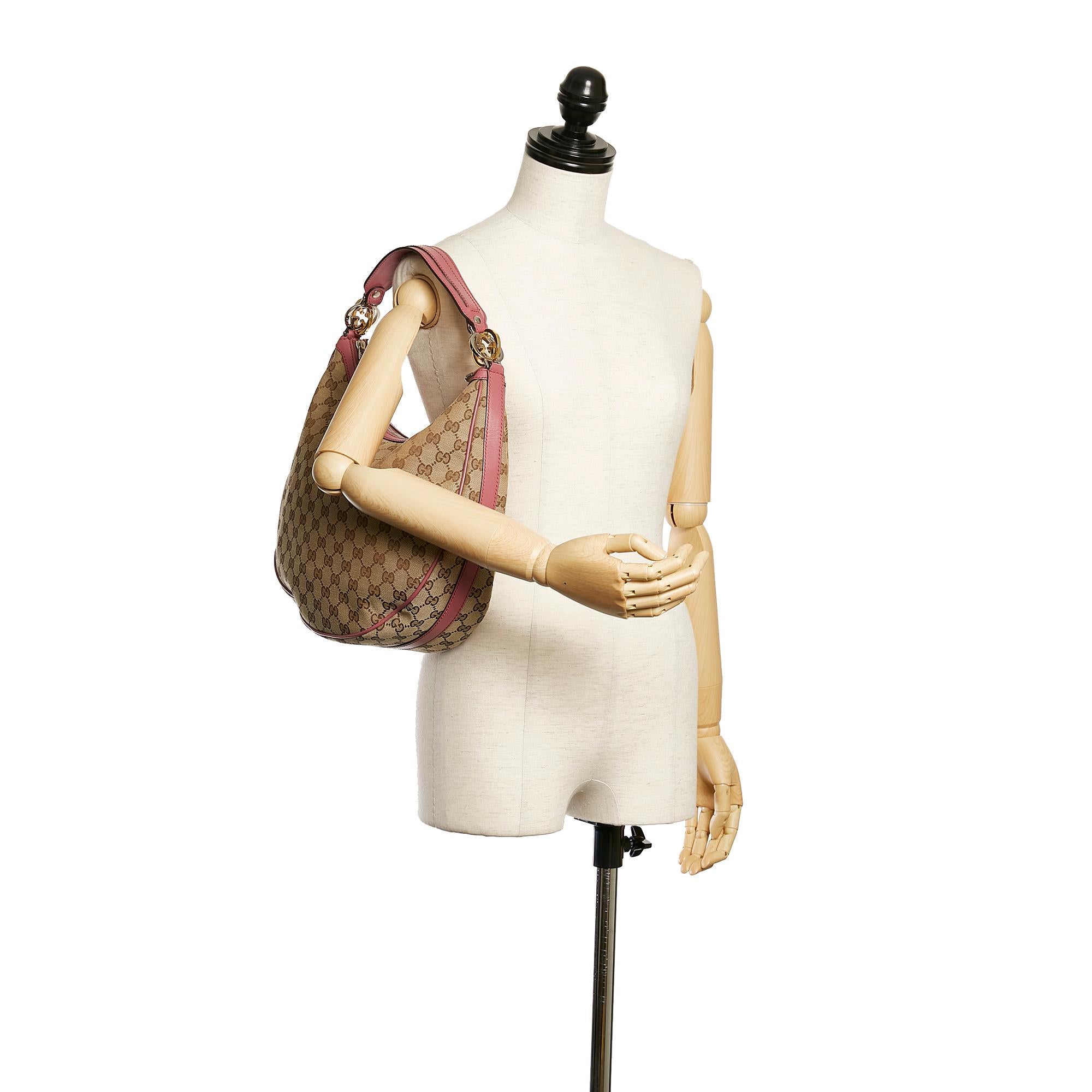 Gucci GG Canvas Twins Hobo Bag (SHG-29990)