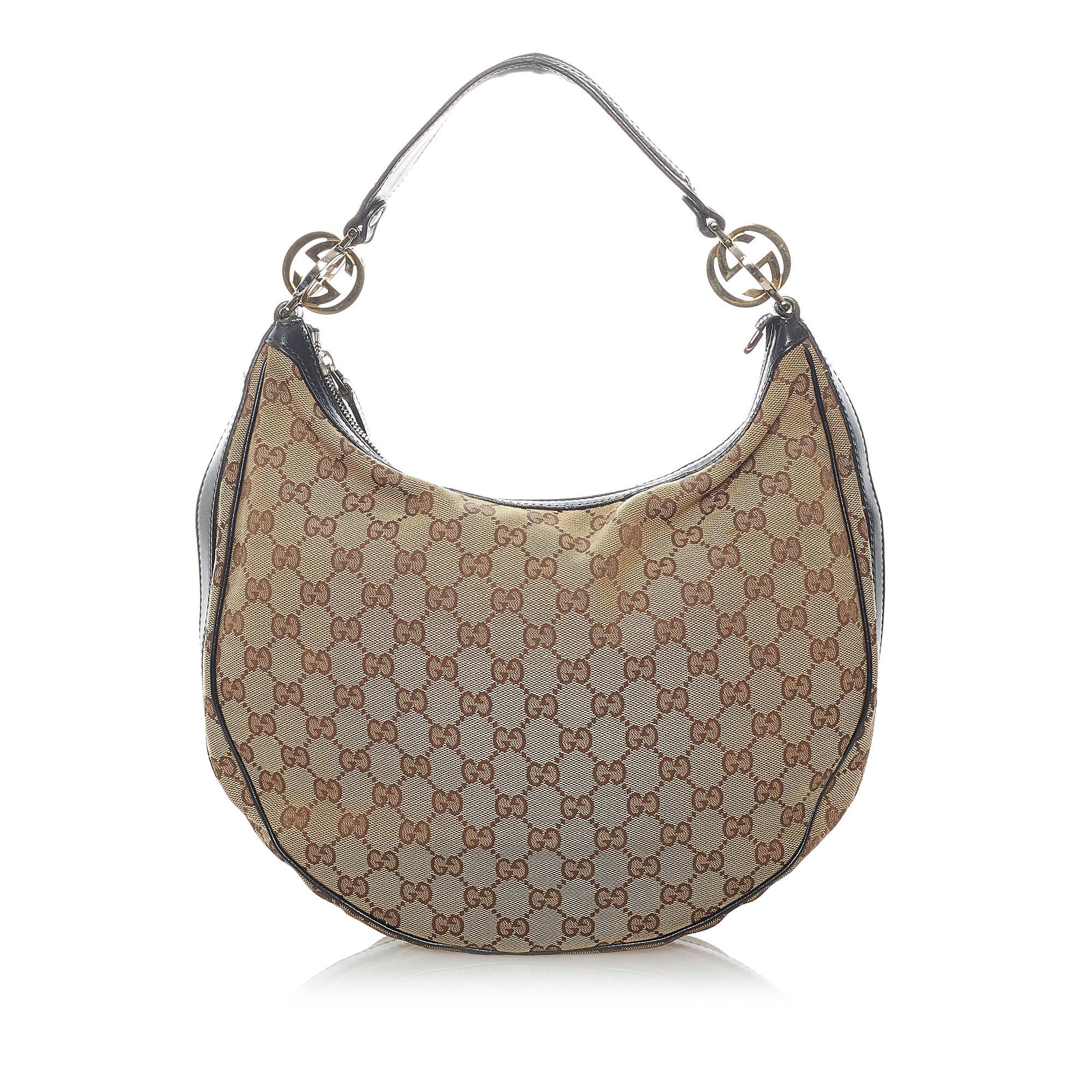 Gucci GG Canvas Twins Hobo Bag (SHG-30916)