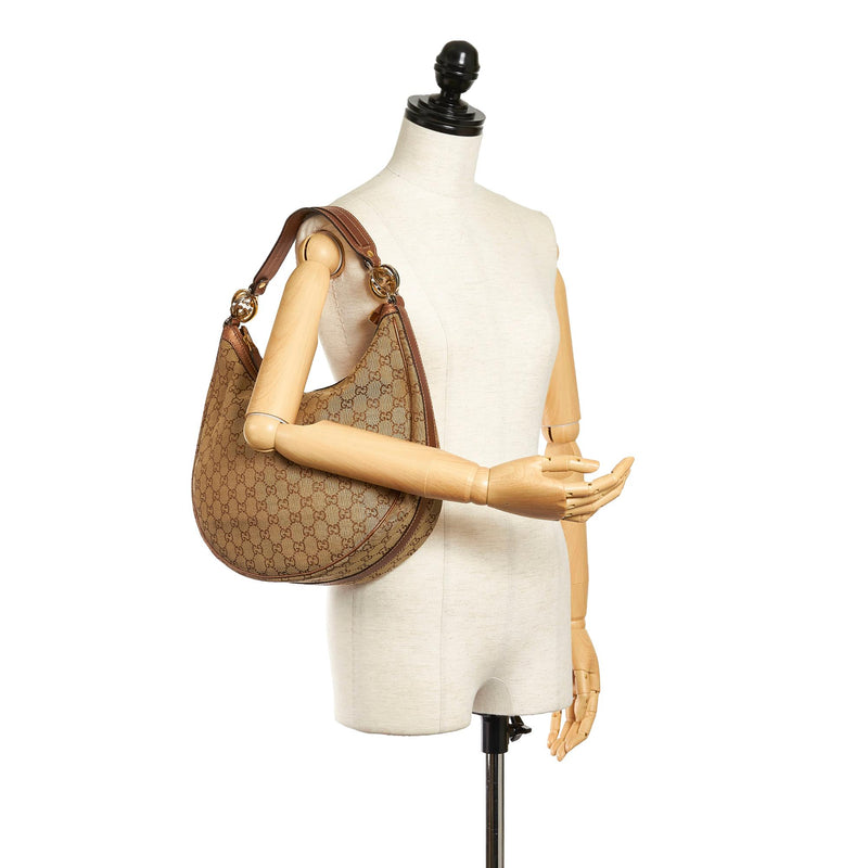 Gucci GG Canvas Hobo Bag (SHG-GaEe4f) – LuxeDH
