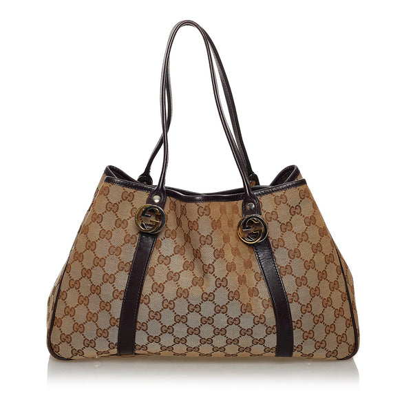 Gucci GG Canvas Twins Shoulder Bag (SHG-30953)