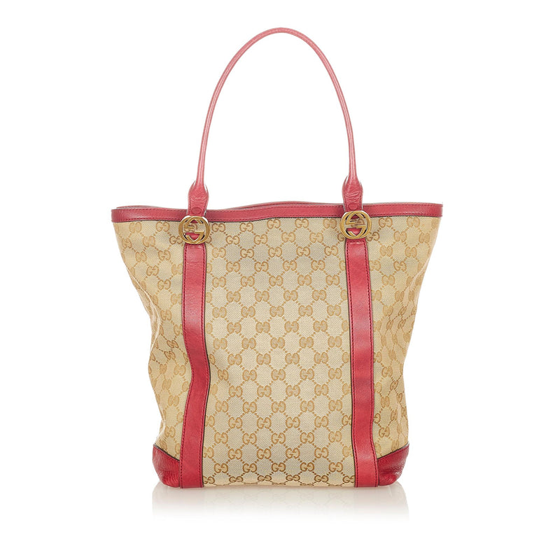 Gucci GG Canvas Twins Tote Bag (SHG-24357)