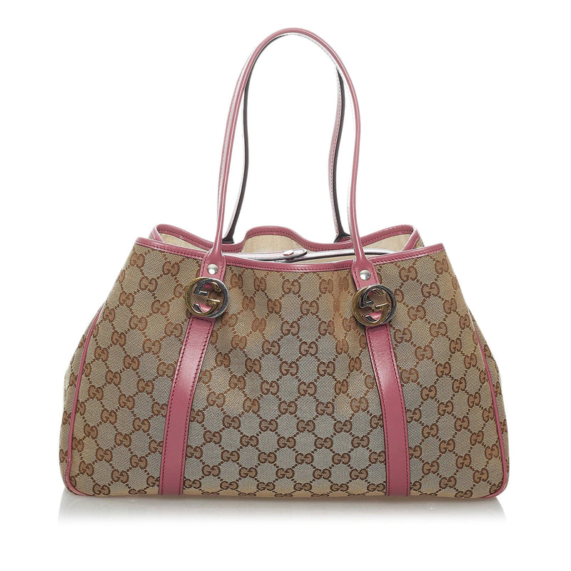 Gucci GG Canvas Twins Tote Bag (SHG-29657)