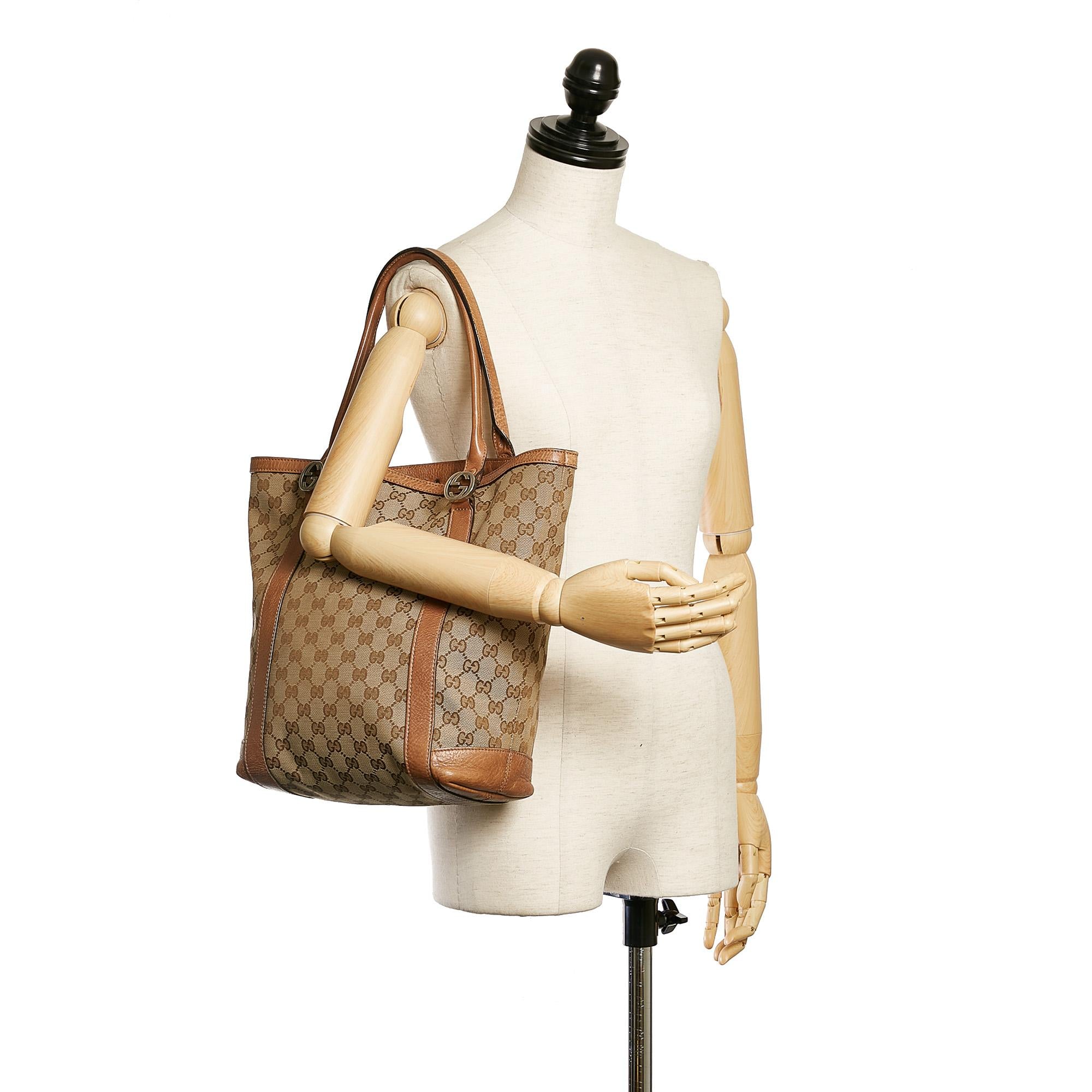 Gucci GG Canvas Twins Tote Bag (SHG-32694)