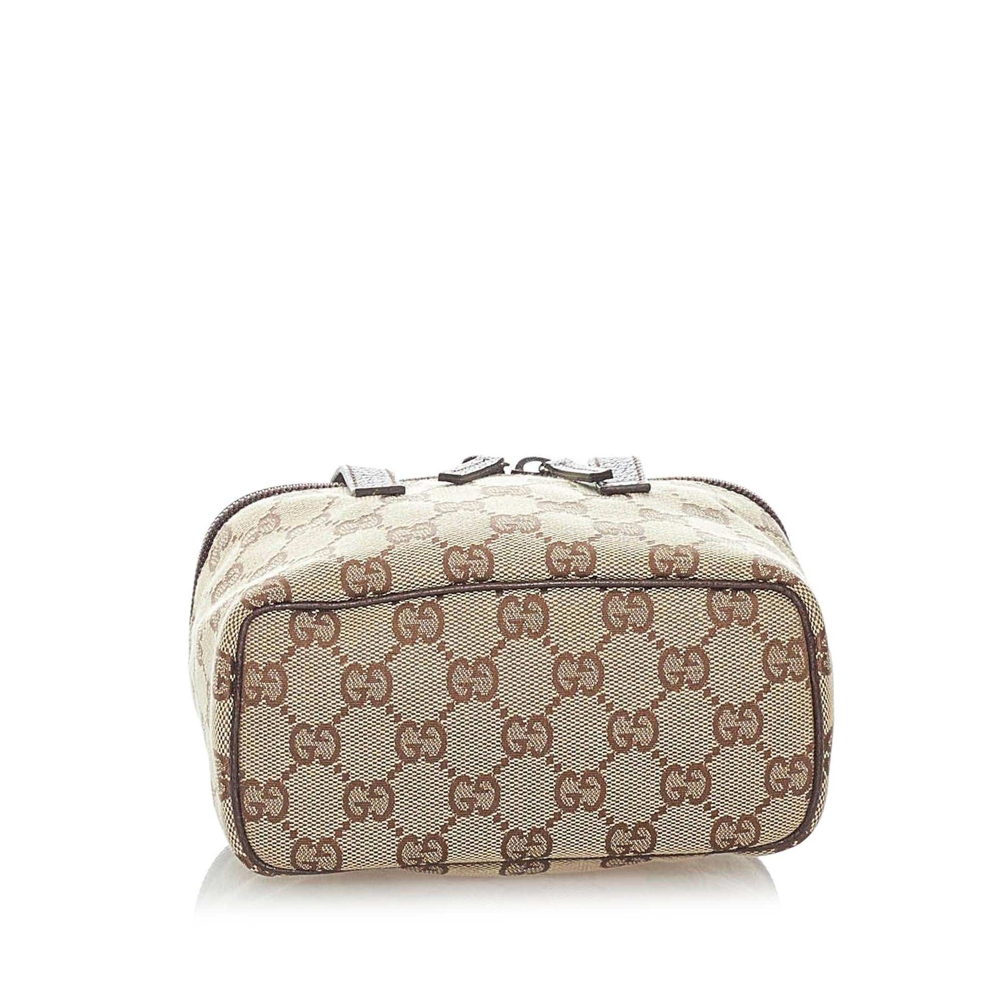 Gucci GG Canvas Vanity Bag (SHG-32768)