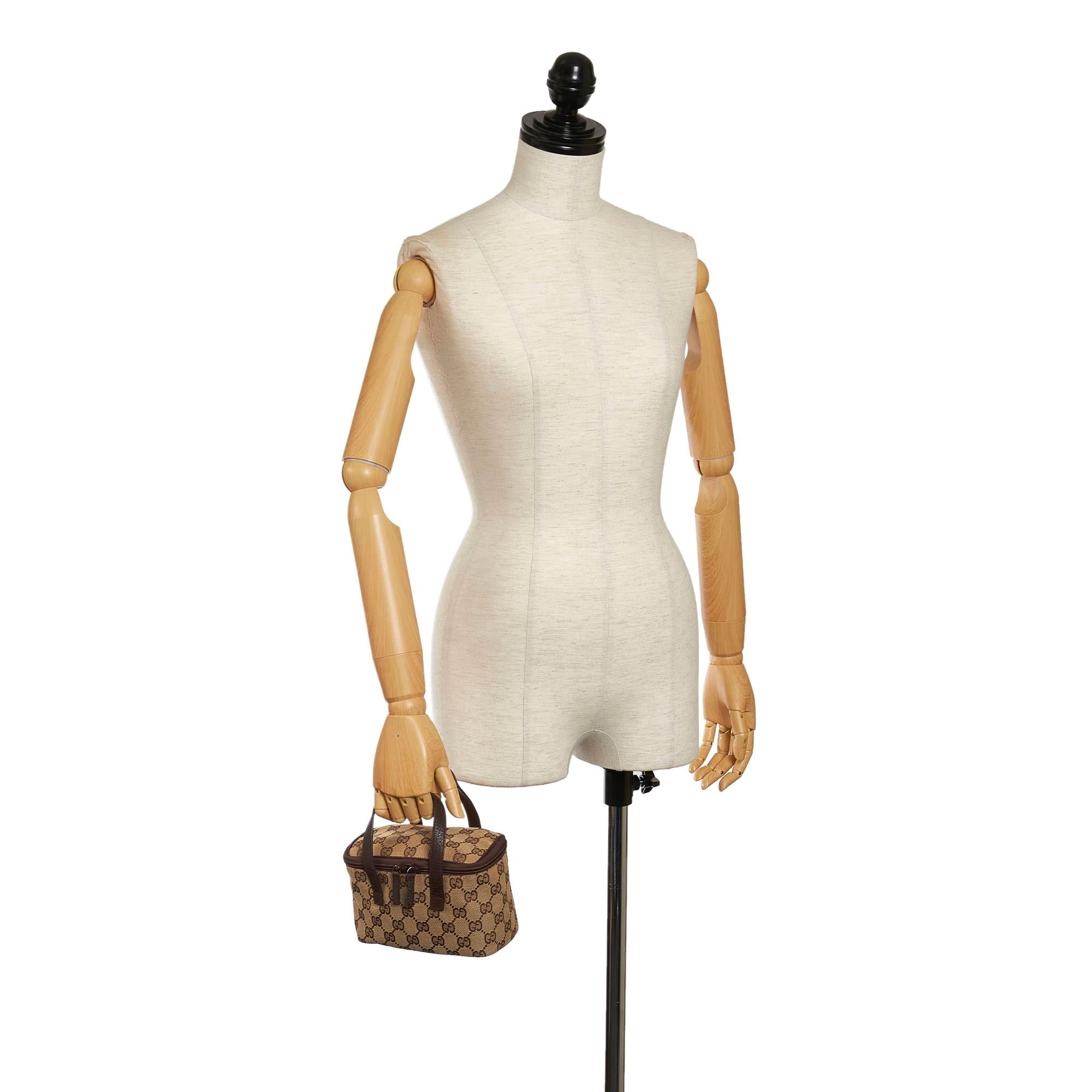 Gucci GG Canvas Vanity Bag (SHG-32768)