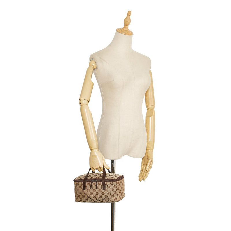 Gucci GG Canvas Vanity Bag (SHG-37937)