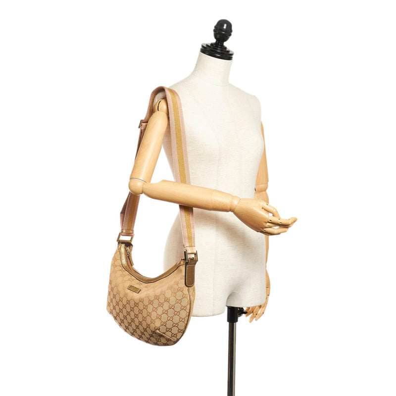 Gucci GG Canvas Web Crossbody Bag (SHG-32086)