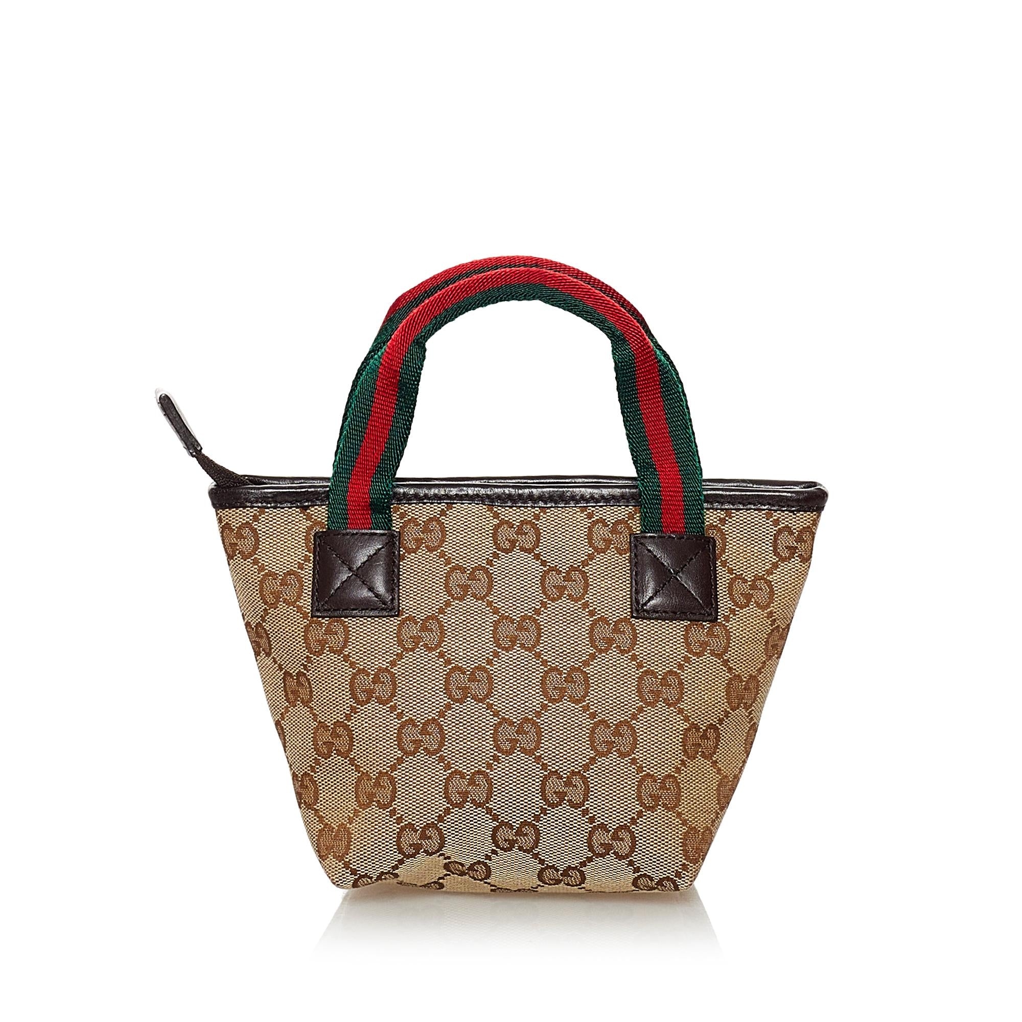 Gucci GG Canvas Web Handbag (SHG-32691)