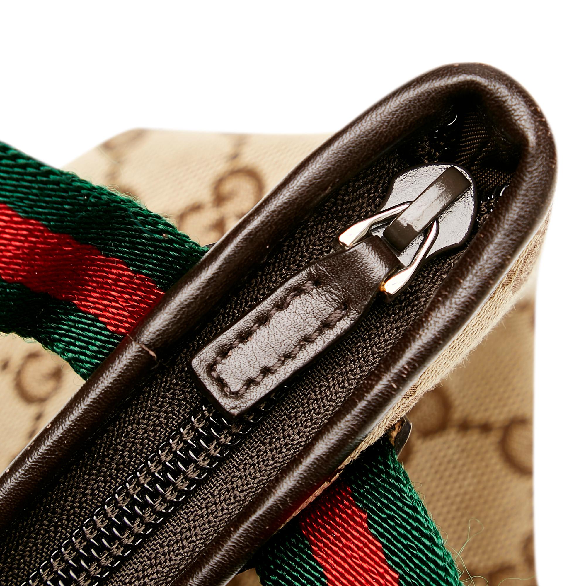 Gucci GG Canvas Web Handbag (SHG-32691)