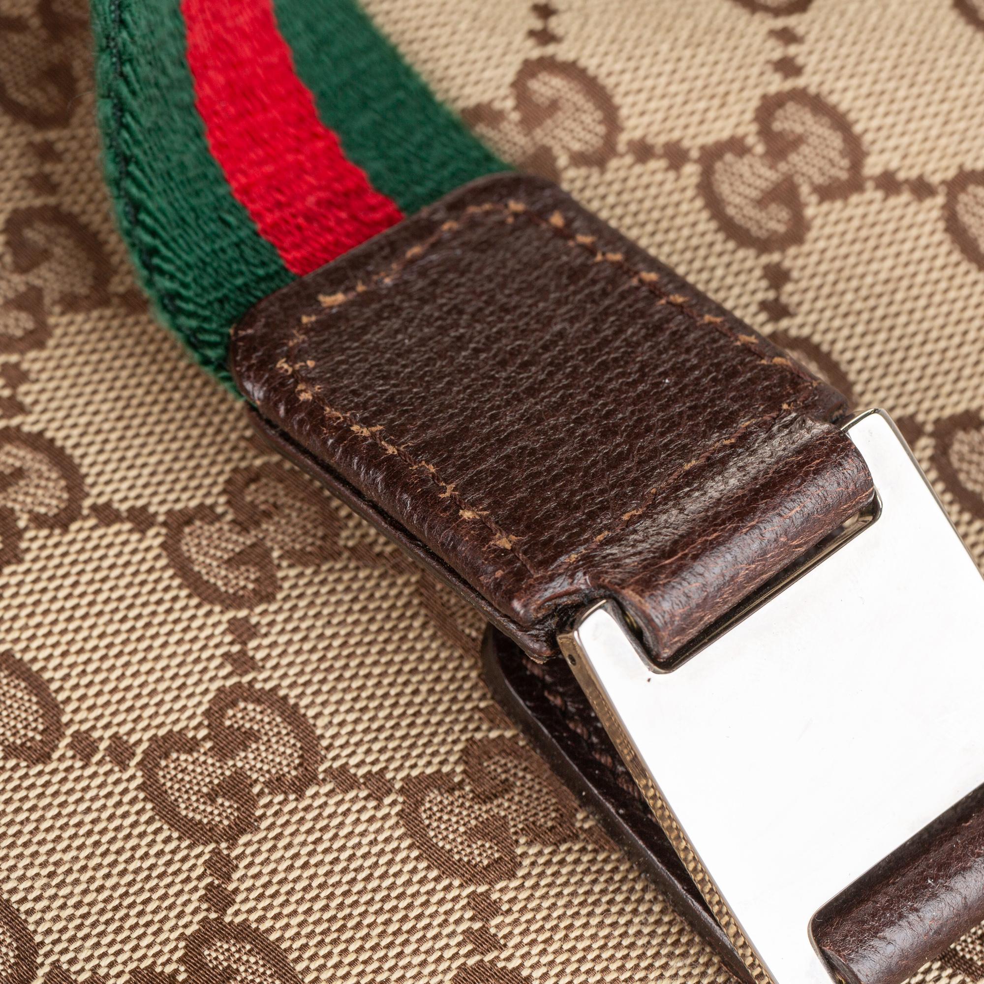 Gucci GG Canvas Web Handbag (SHG-34424)