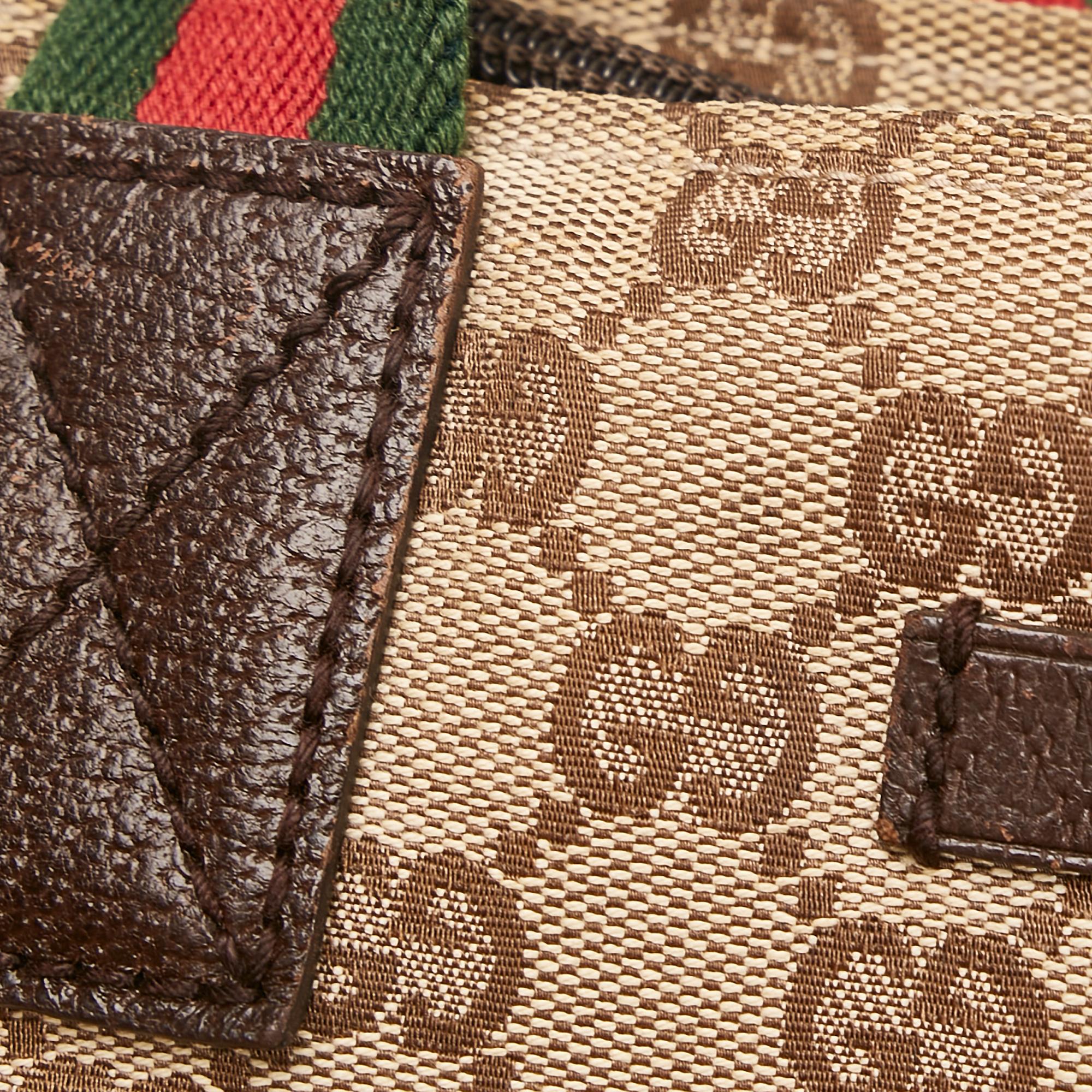 Gucci GG Canvas Web Handbag (SHG-35590)