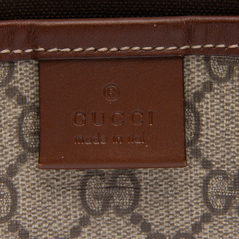 Gucci GG Supreme Web Loop N/S Shopping Tote (SHF-12766)