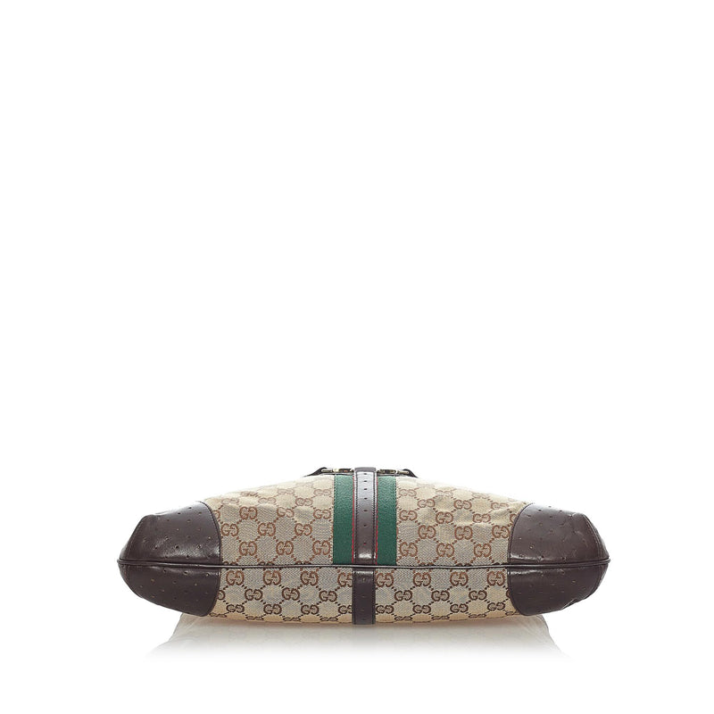 Gucci GG Canvas Web Reins Shoulder Bag (SHG-31573)