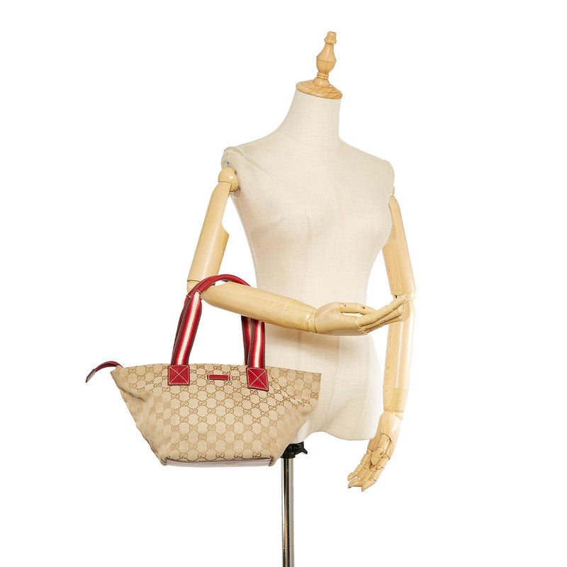 Gucci GG Canvas Web Shoulder Bag (SHG-26080)