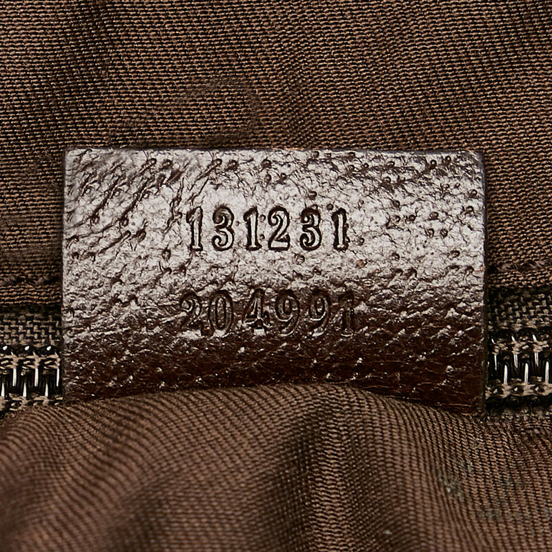 Gucci GG Canvas Web Tote Bag (SHG-26531)