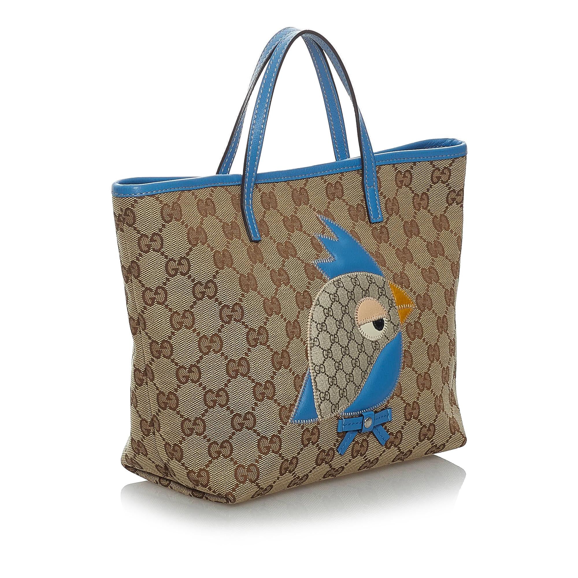 Gucci-GG-Canvas-Zoo-Tote-