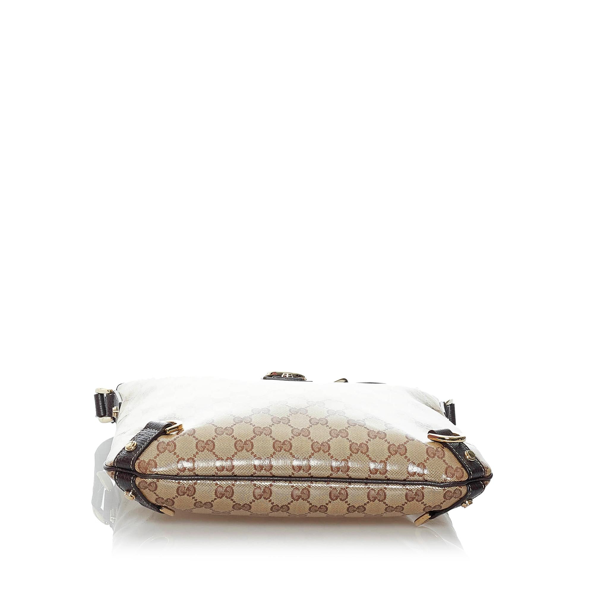 Gucci GG Crystal Abbey D-Ring Crossbody Bag (SHG-30153)