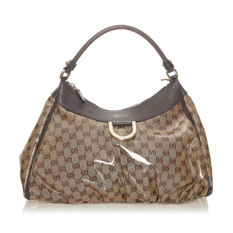 Gucci GG Crystal Abbey D-Ring Shoulder Bag (SHG-27345)