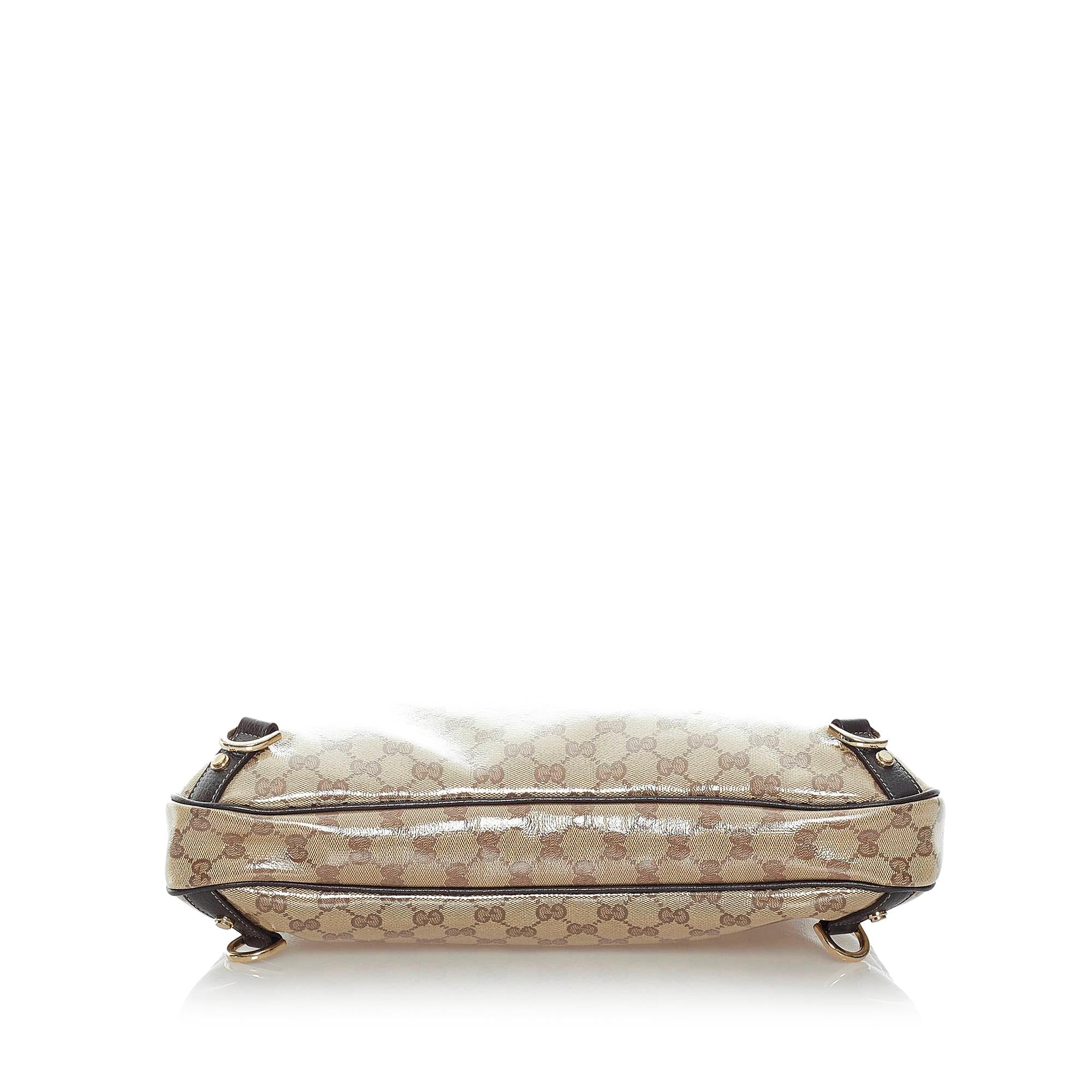 Gucci GG Crystal Abbey D Ring Shoulder Bag (SHG-32112)