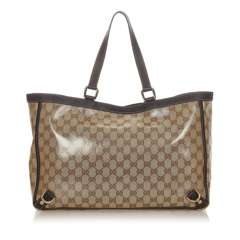 Gucci GG Crystal Abbey D-Ring Tote Bag (SHG-26084)