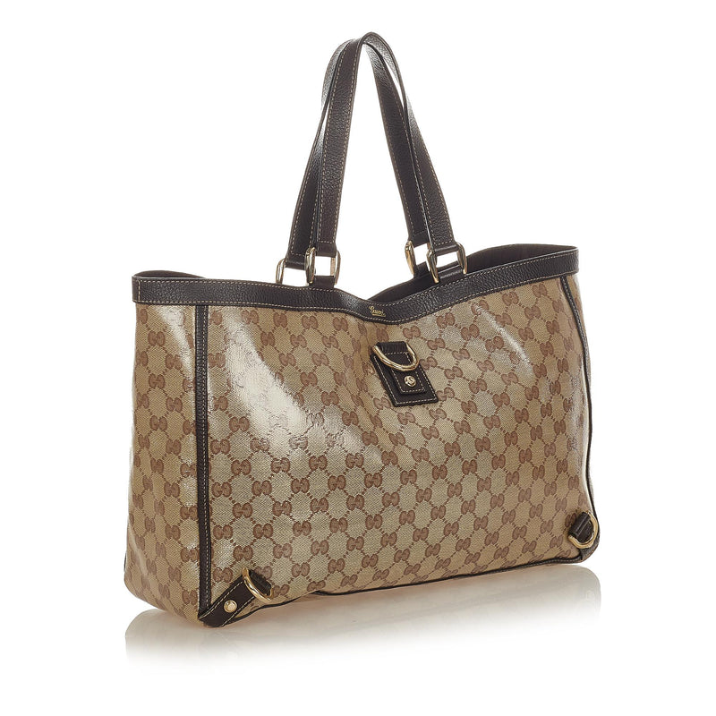 Gucci GG Crystal Abbey D-Ring Tote Bag (SHG-26084)