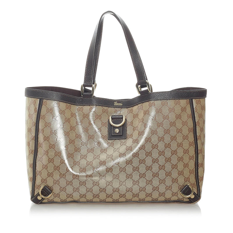 Gucci GG Crystal Abbey D-Ring Tote Bag (SHG-32745)