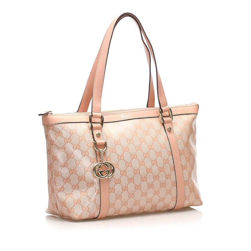 Gucci GG Crystal Abbey Tote Bag (SHG-13332)