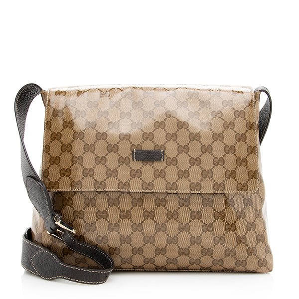 Gucci GG Crystal Large Messenger Bag (SHF-20130)