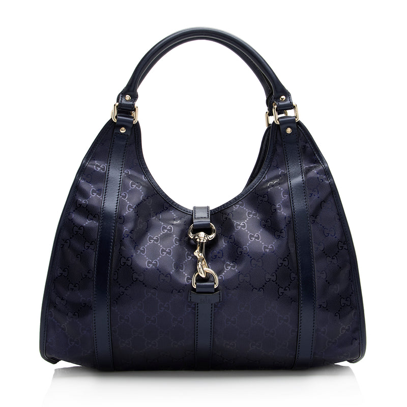 Gucci GG Imprime Joy Bardot Medium Shoulder Bag (SHF-23367)