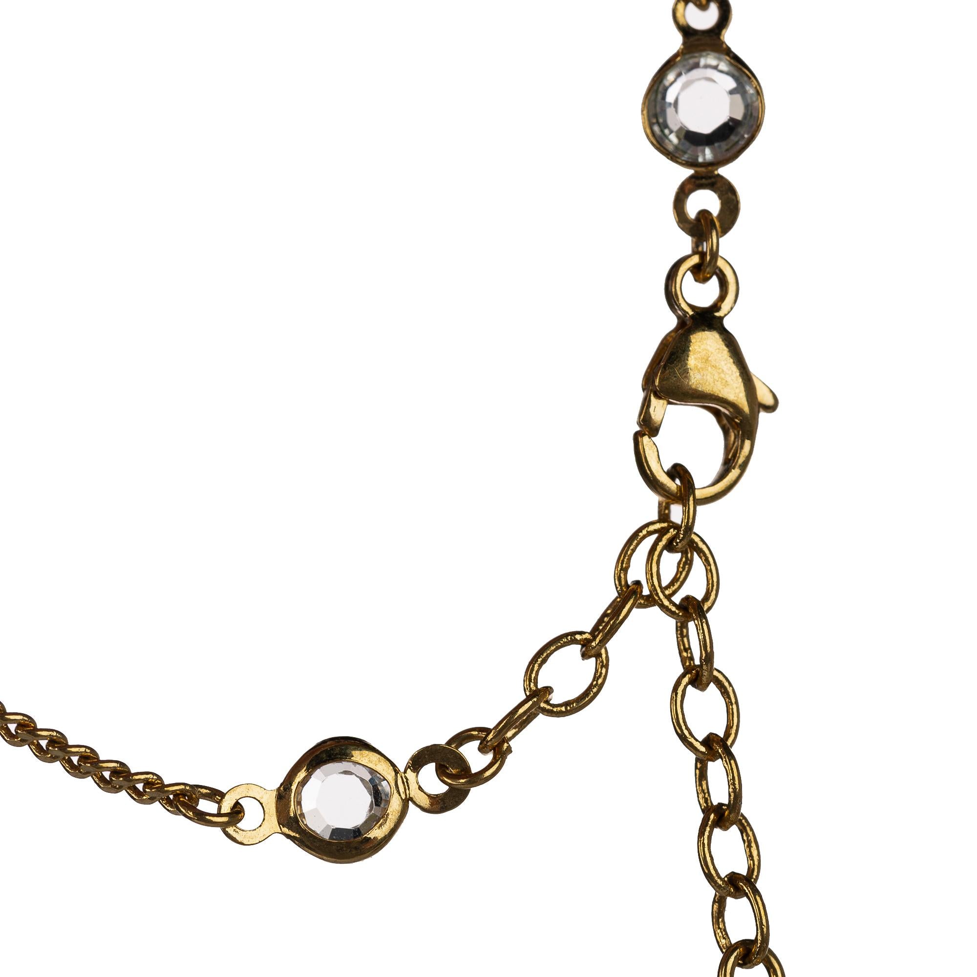 Gucci GG Key Crystal Embellished Bracelet (SHG-30102)